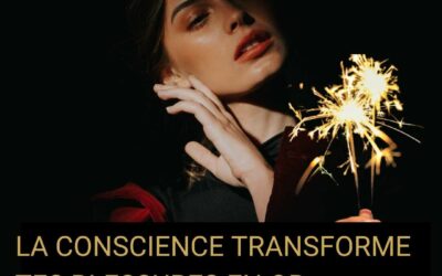 LA CONSCIENCE TRANSFORME TES BLESSURES EN OR