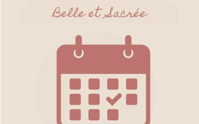 CALENDRIER DE RÉSERVATION  BELLE & SACRÉE